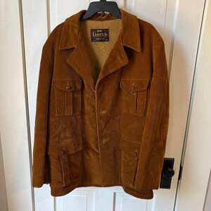 Vintage Campus Men's Tan Corduroy‎ Field Jacket